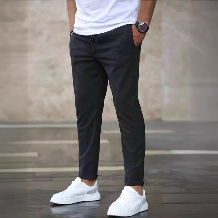 Casual chino pants for men with elastic waist Lune London