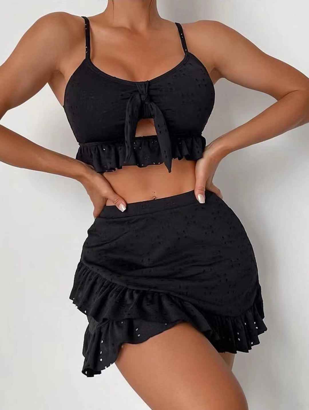 Lune London | Split Swimsuit Hip Skirt