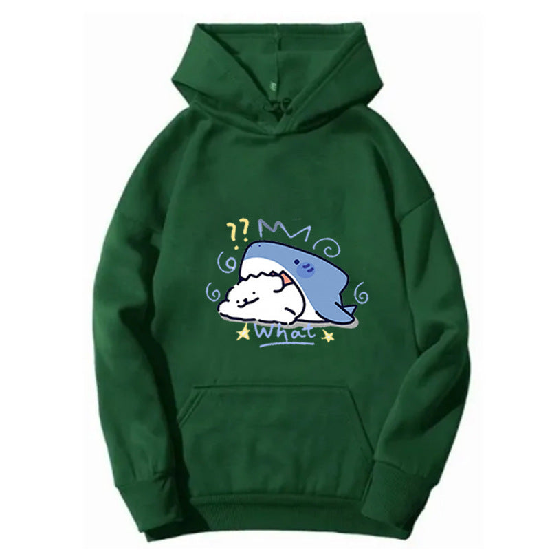 Women's hoodie with playful whale motif Chic & Stil