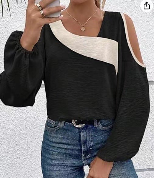Ladies Designer top with cut-out sleeves Lune London