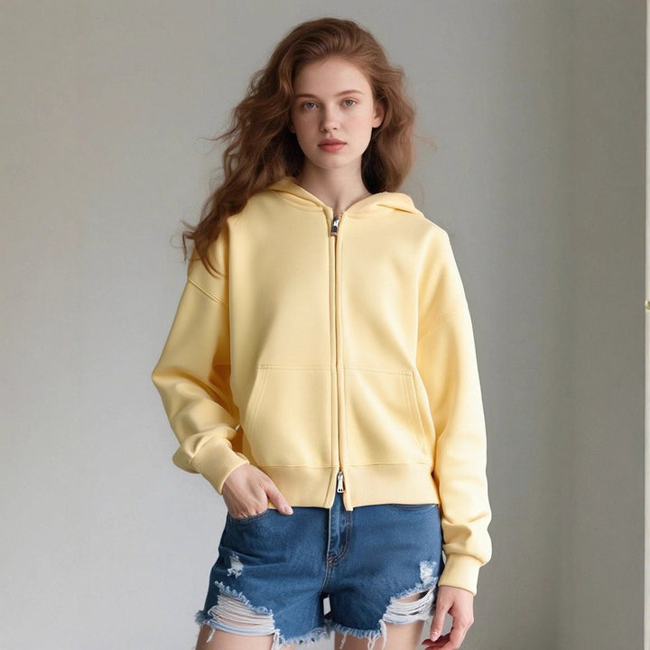 Ladies soft hooded jacket Lune London