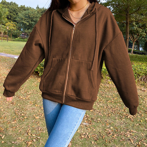 Women's oversized zip-up hoodie Lune London