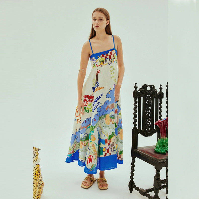 Chic & Stil Women's Bohemian Inspired Summer Maxi Dress