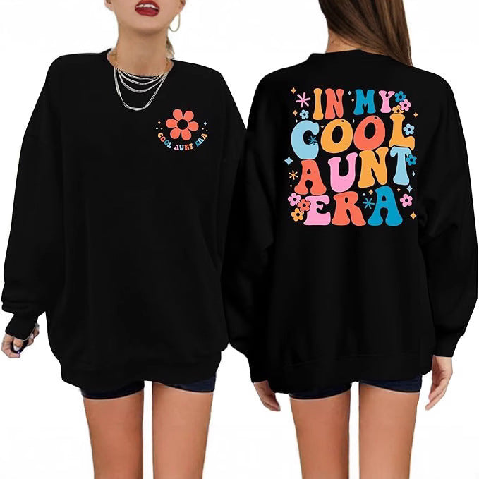 Sweatshirt pour femmes avec imprimé floral moderne et coupe décontractée Chic & Stil