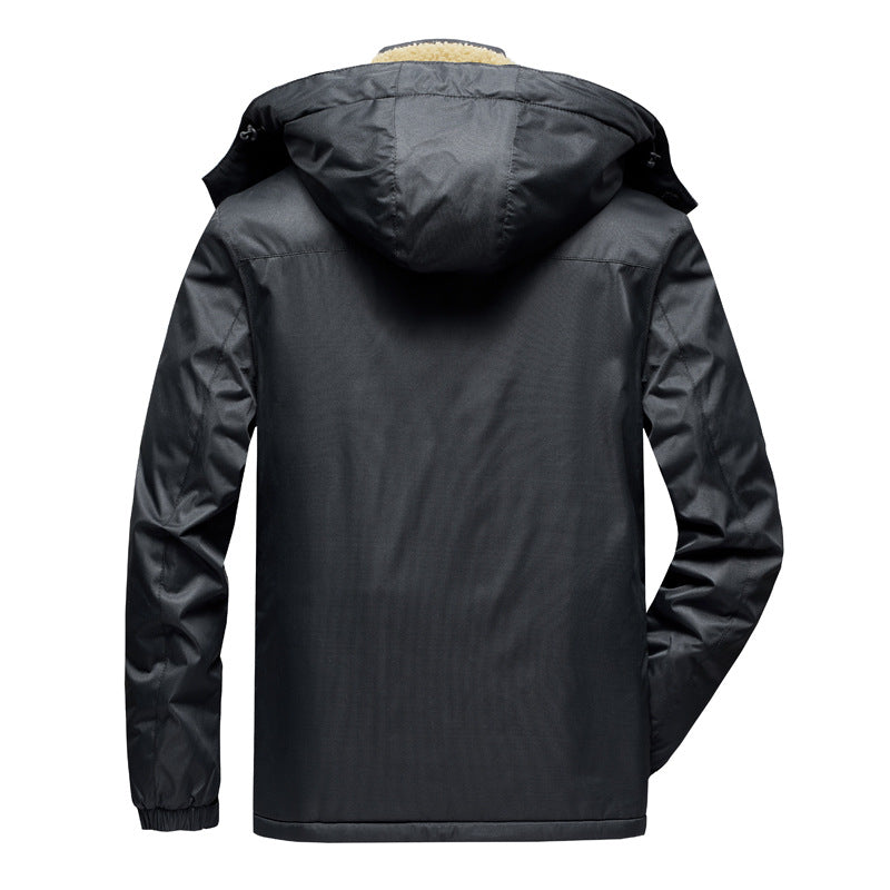 Practical jacket for men with warm fleece lining Lune London