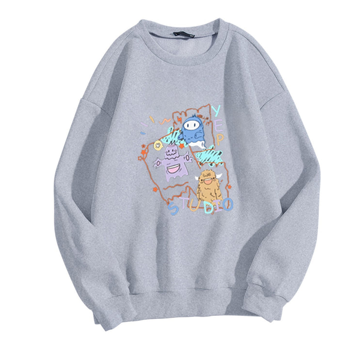 Women's casual sweatshirt with creative graphic design Chic & Stil