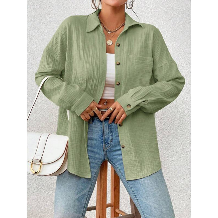 Casual overshirt for women with button details Lune London