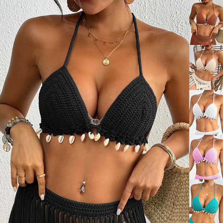 Fringe crochet bikini set for women Lune London