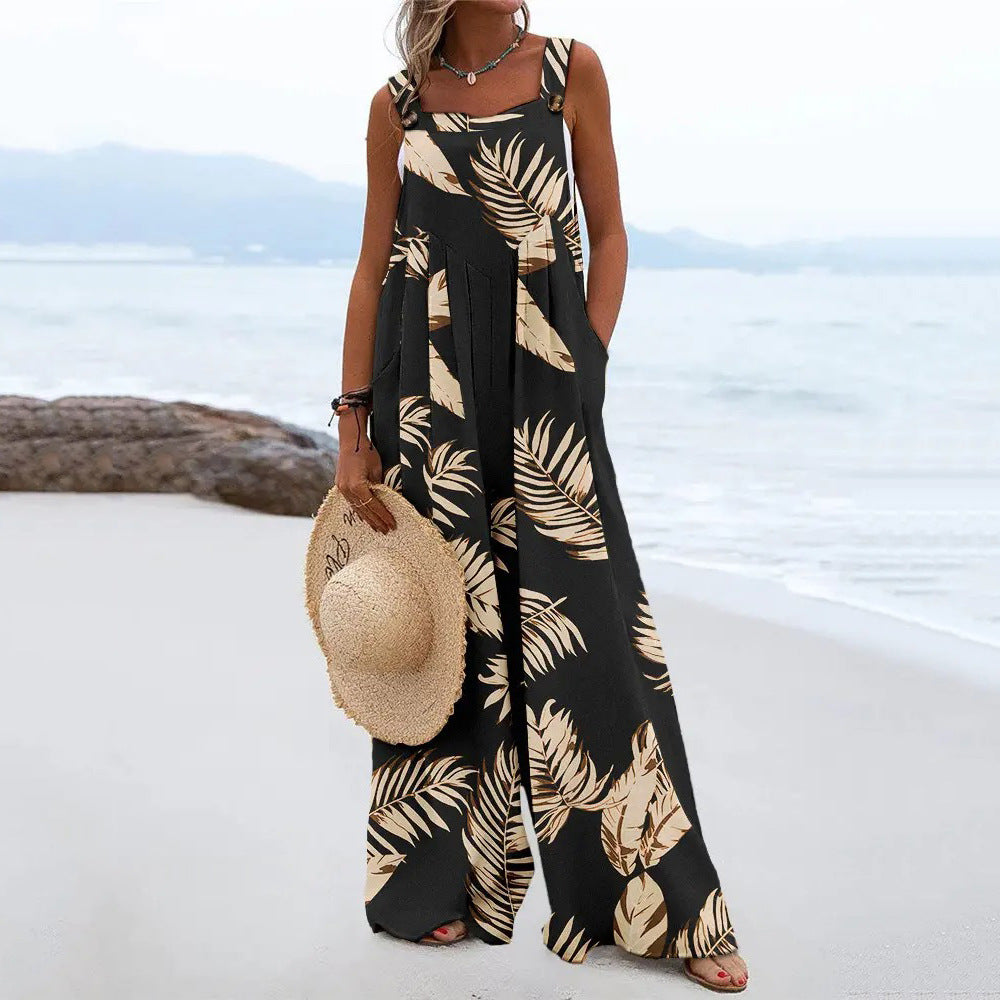 Ladies Leisure Maxi Jumpsuit Lune London