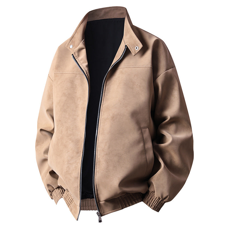 Fashionable men's transitional jacket in a casual style with practical pockets Lune London