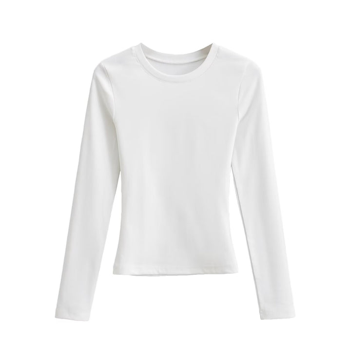Women Long Sleeve T-shirt in Soft Cotton Blend Lune London