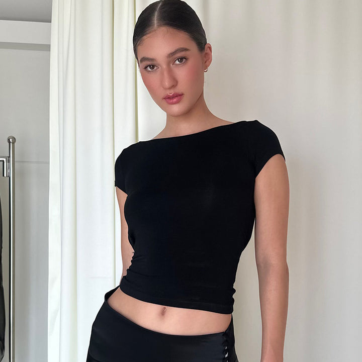 Women Top with open back detail Lune London