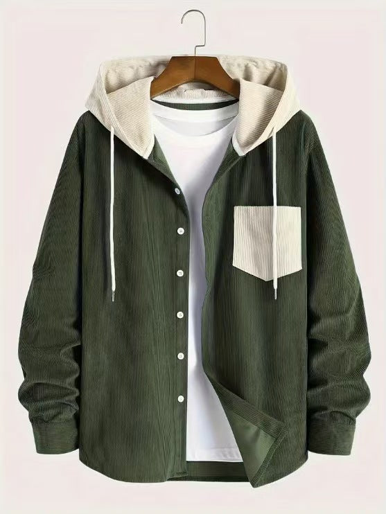 Men's hooded jacket with structured design Lune London