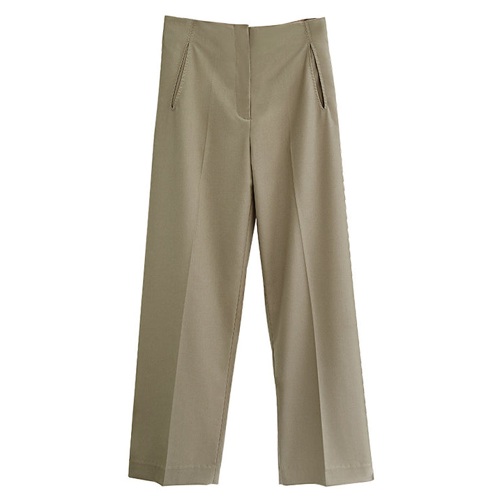Pantalons de costume élégants et larges pour femmes Chic & Stil