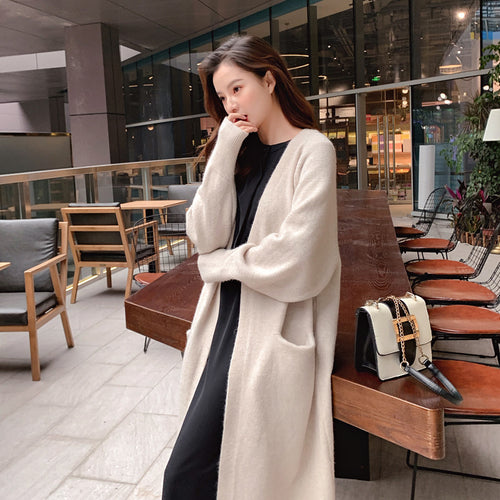 Cardigan long décontracté pour femmes Chic & Stil