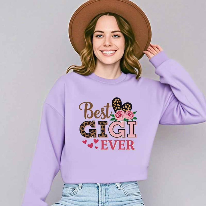 Sweatshirt pour femme avec motif créatif Gigi Chic & Stil