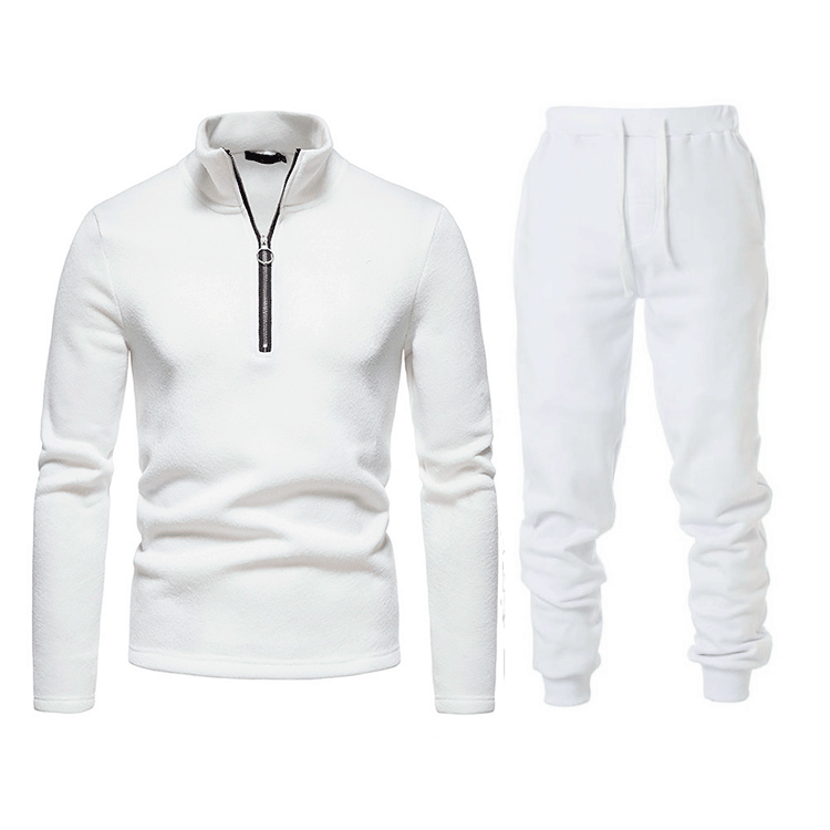 Men's fleece sports tracksuit with zip Lune London