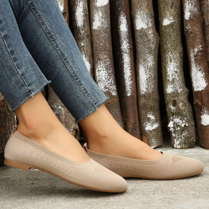 Lune London Stretch Mesh Ballet Flats for Women