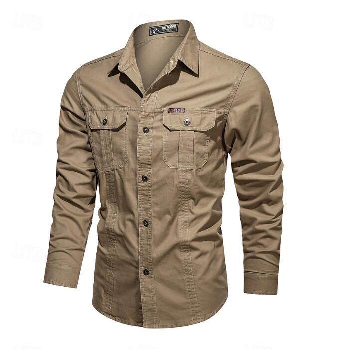 Lune London | Men's Outdoor Shirt with Chest Pockets and Button Placket
