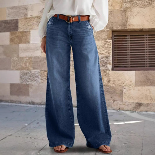 High-waisted jeans for women, wide cut Lune London