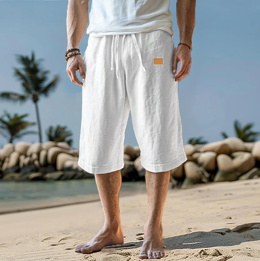 Casual pants for men with elastic waistband and practical side pockets Lune London