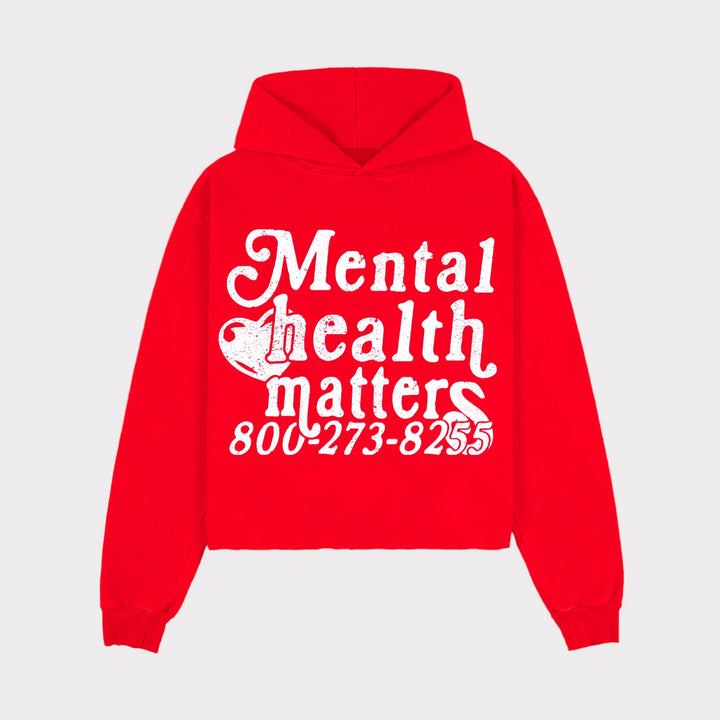 Women's hoodie with statement print Chic & Stil