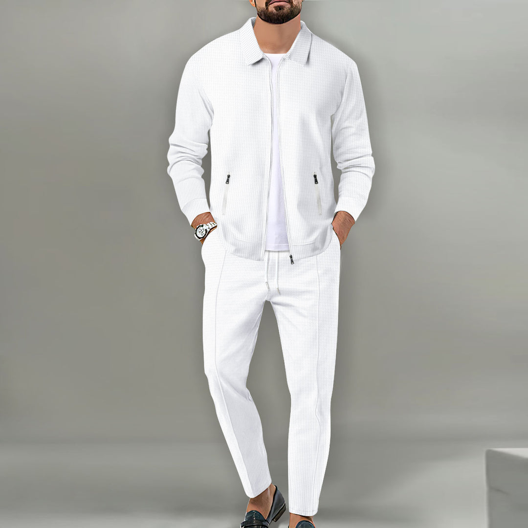 Sports leisure set for men with functional high collar and breathable properties Lune London