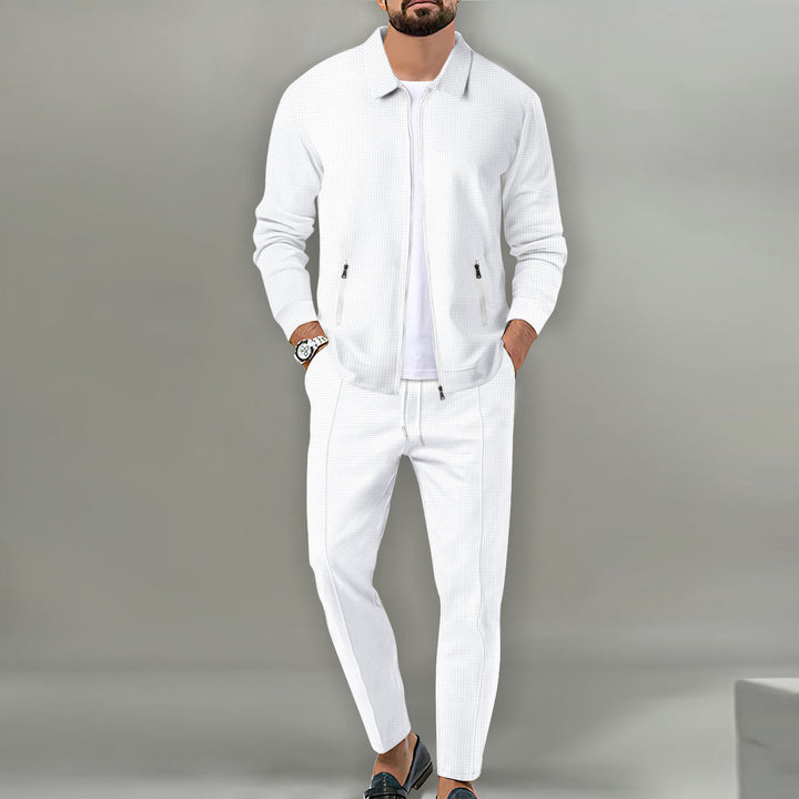 Sports leisure set for men with functional high collar and breathable properties Lune London