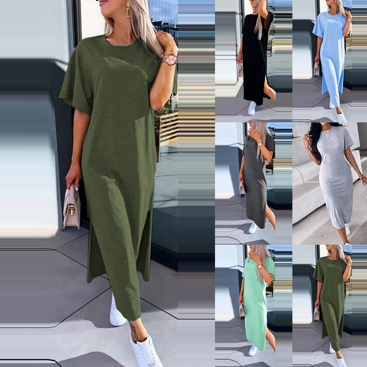 Lune London oversized midi T-shirt dress for women