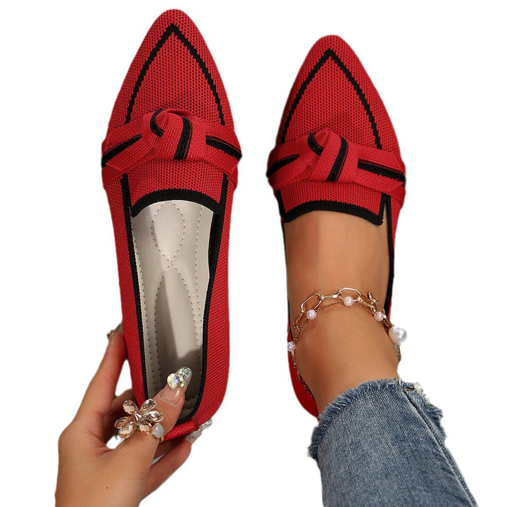 Women's Slip-On Moccasins with Elegant Knot Detail Lune London
