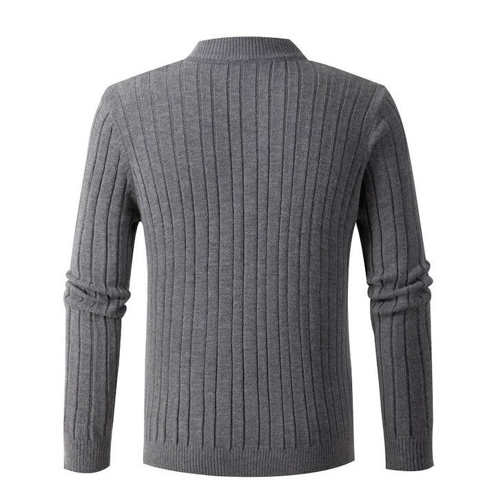 Knitted sweater for men with high collar Lune London