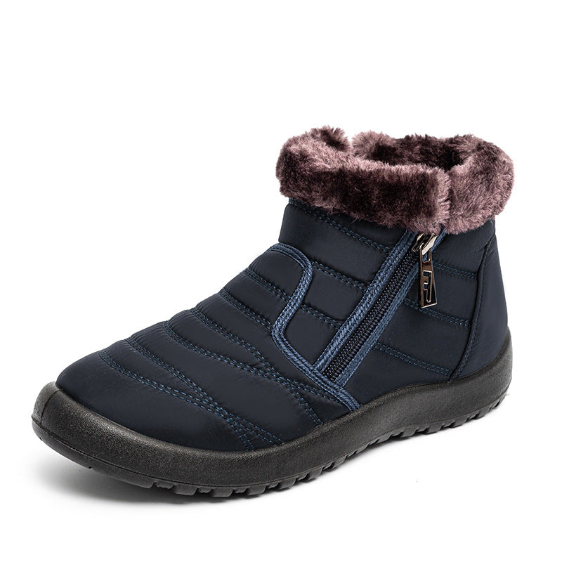 Bottes d'hiver isolées pour femmes avec semelle antidérapante et fermeture éclair pratique Lune London