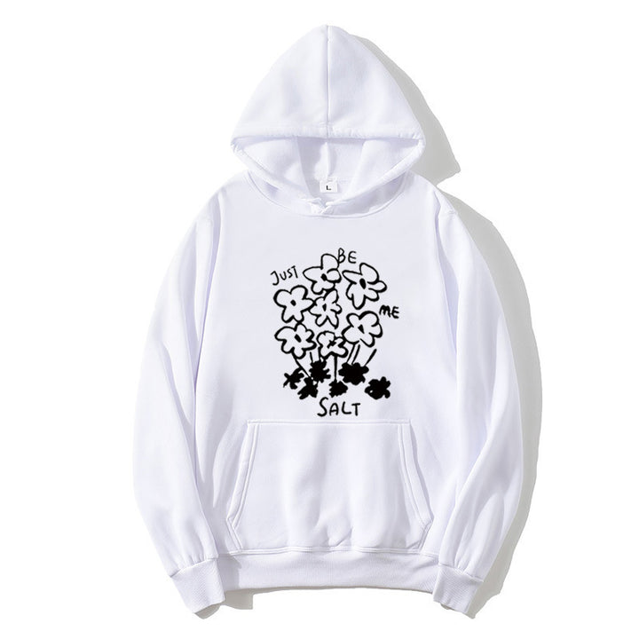 Women's hoodie with artistic floral motif Chic & Stil
