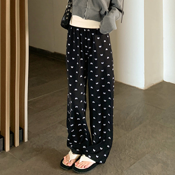 Women Comfortable Palazzo Pants with Elegant Pattern Chic & Stil