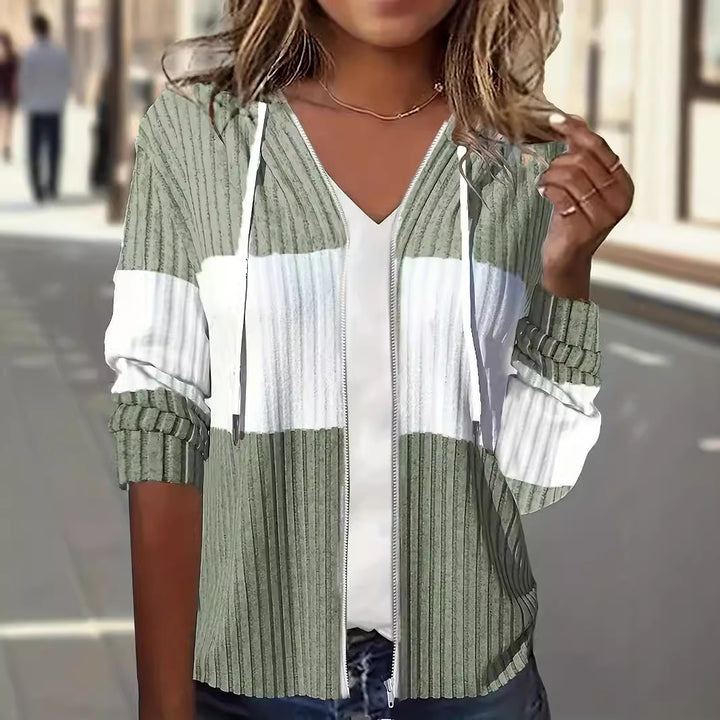 Dame Urbanes zippered vest with hood Lune London