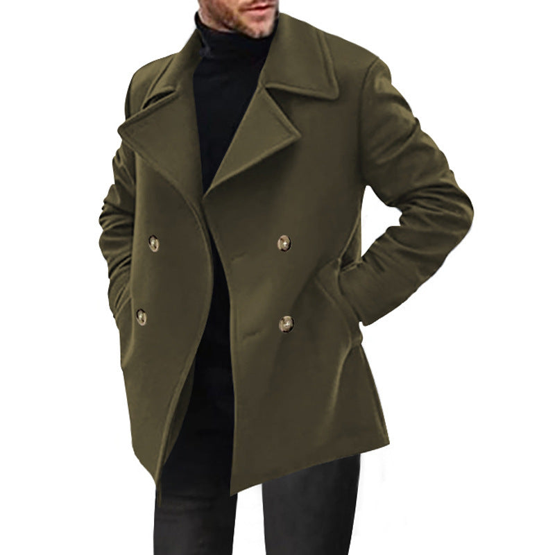 Men's Luxury Wool Double-Breasted Jacket Lune London