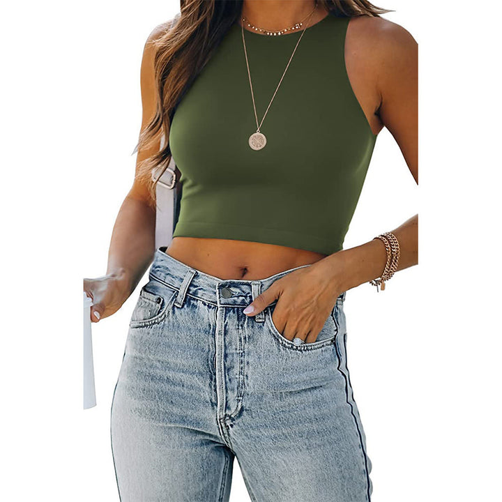 Ladies High Neck Sleeveless Short Lune London