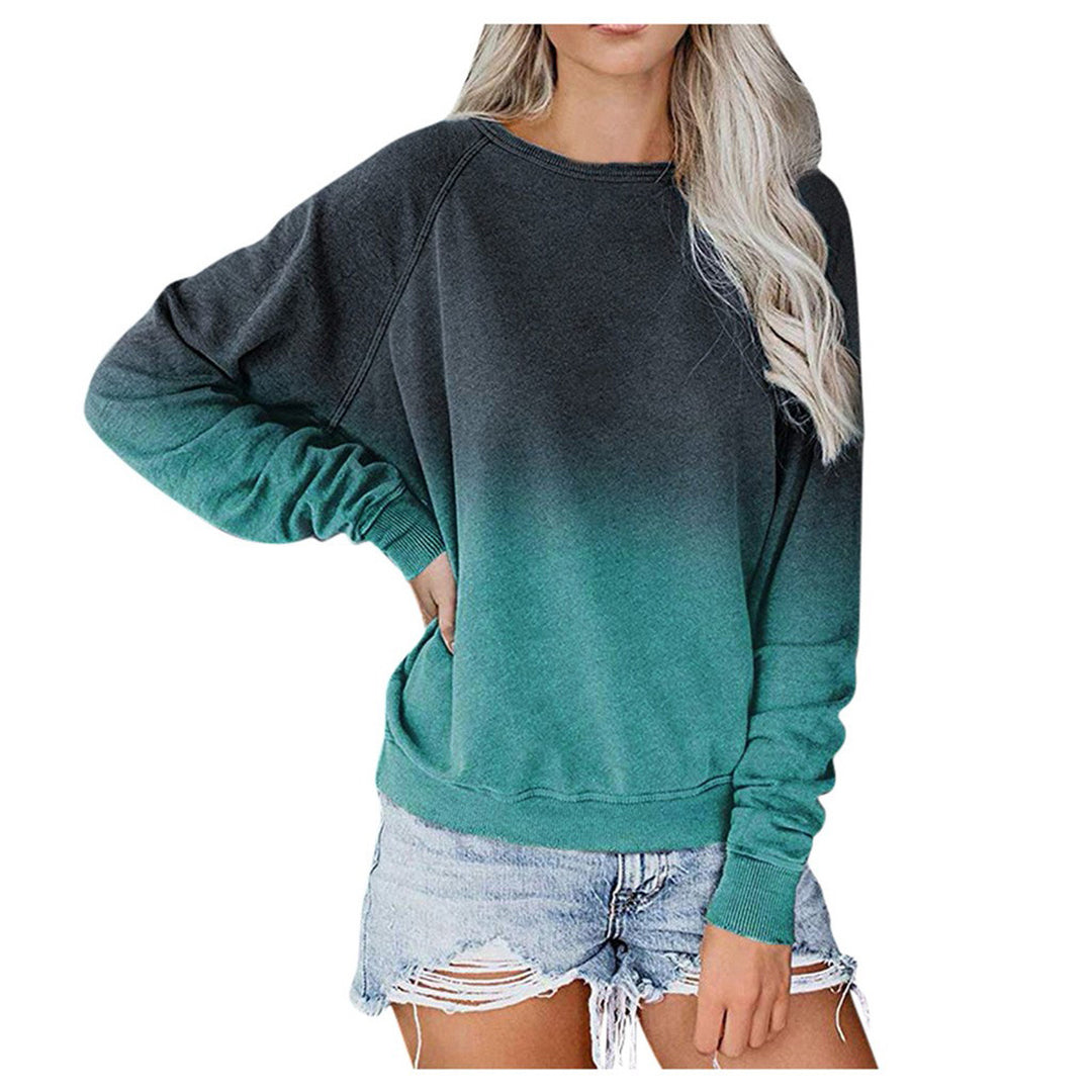 Lune London Women's Casual Ombre Sweatshirt