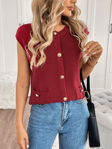 Knit cardigan for women with button details Lune London