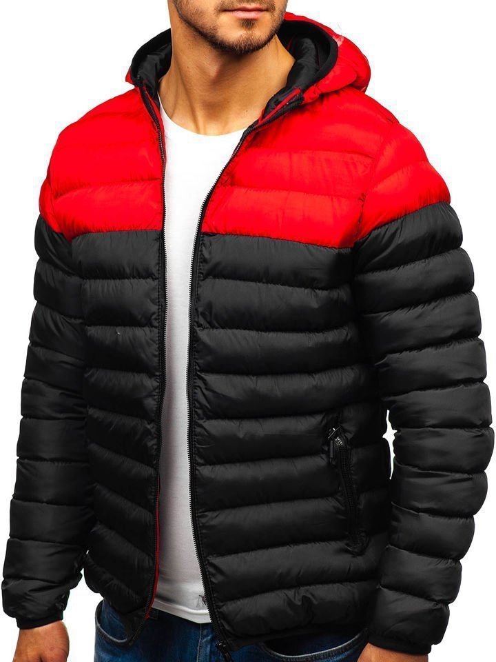Functional jacket for men with hood and quilted design Lune London