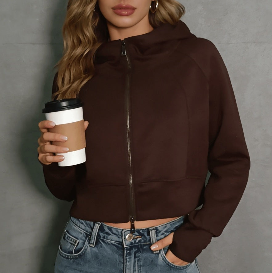 Ladies sporty and fashionable jacket with hood Lune London
