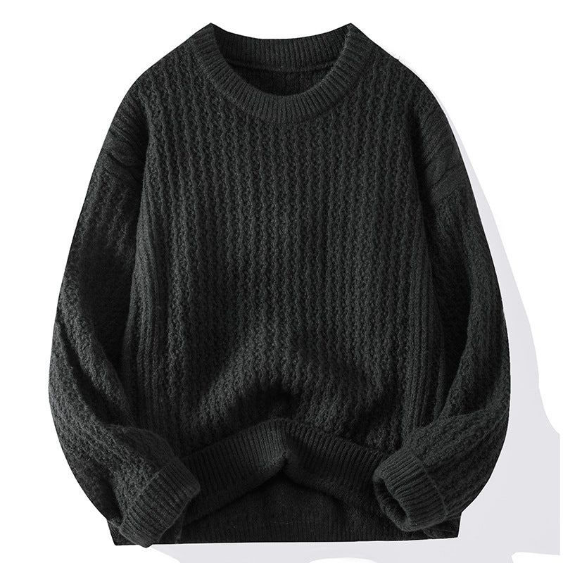 Knit sweater for women with structured pattern Lune London