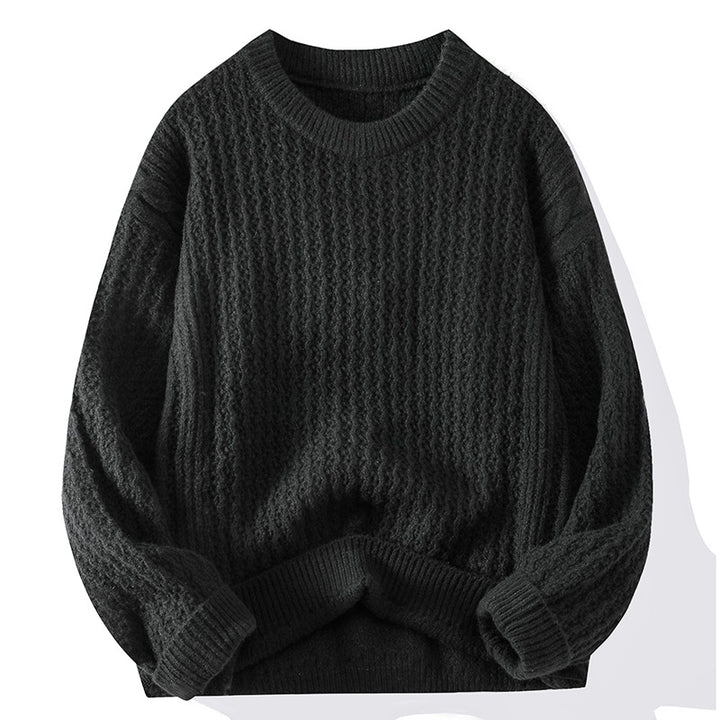 Knit sweater for women with structured pattern Lune London