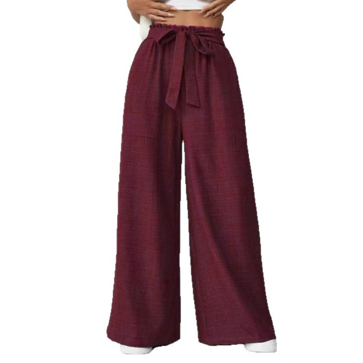Ladies Wide Pants with Adjustable Waist Lune London