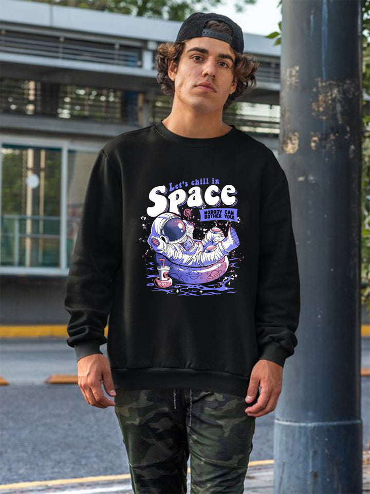 Women's sweatshirt with creative astronaut design Lune London