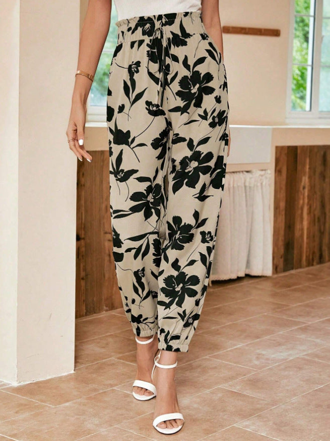 Pantalons floraux tendance pour femmes Chic & Stil