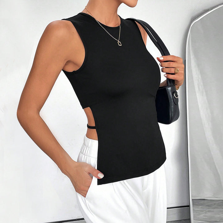 Débardeur sportif pour femmes avec découpes sur les côtés Chic & Stil