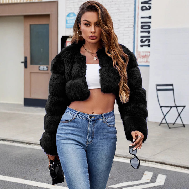 Women Short Fur Jacket Lune London