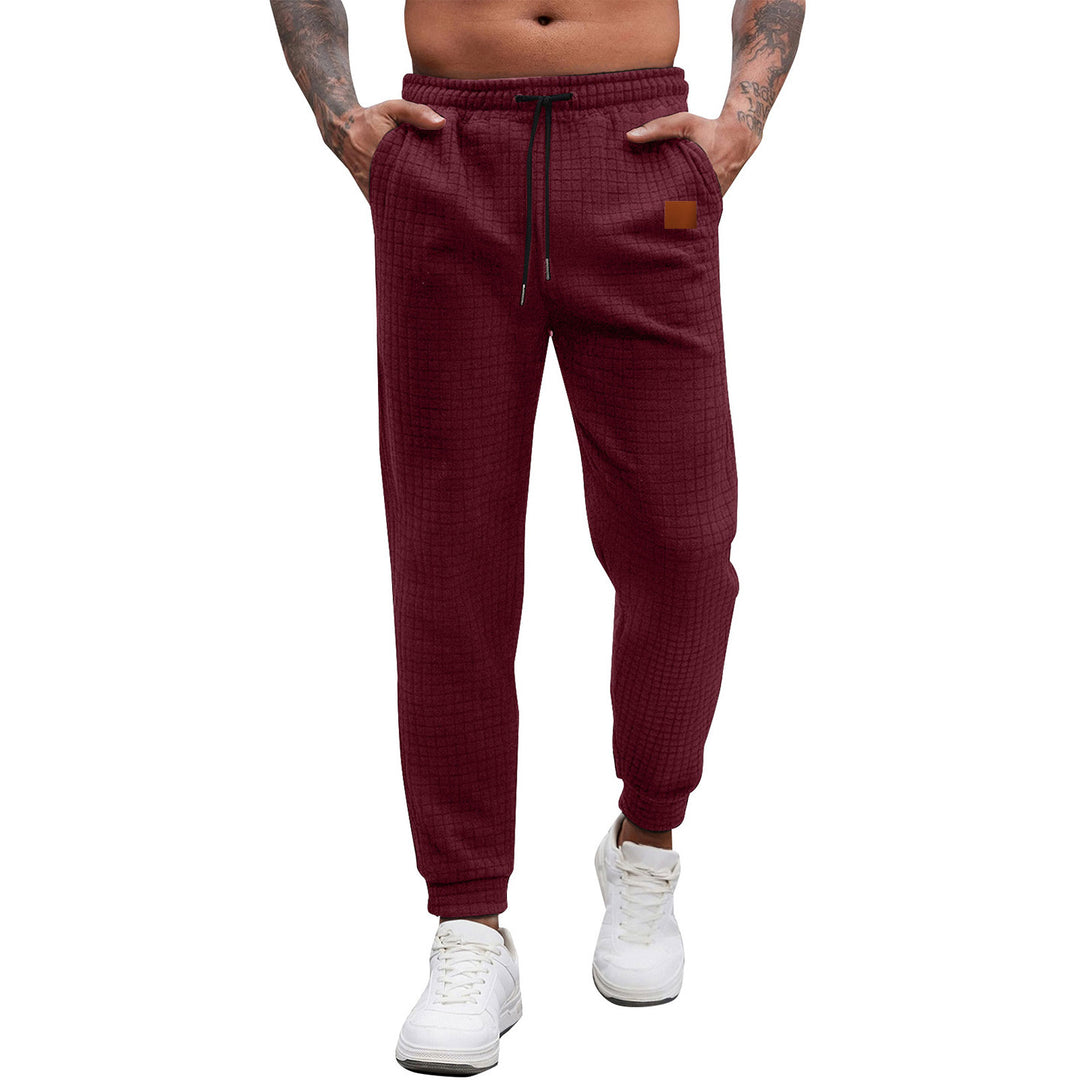 Casual men's jogging pants with elastic waistband and practical pockets Lune London