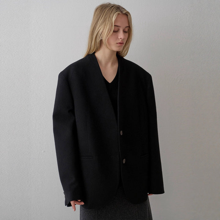 Blazer en tricot élégant pour femme avec coupe asymétrique Chic & Stil